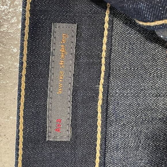 Citizens of Humanity AVA low rise straight leg dark denim Jeans size 26 - Picture 5 of 6